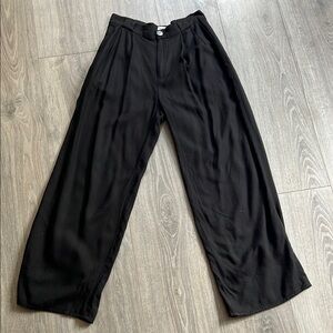 Sunday Best Black Wide-Leg Pants